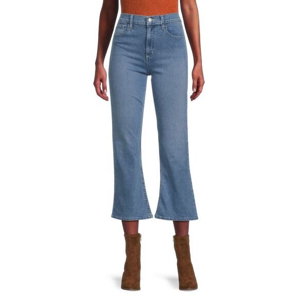 Joe's Jeans The "Zahara" High Waist Crop Bootcut Rawdog Hem MSRP $198 - Picture 1 of 4